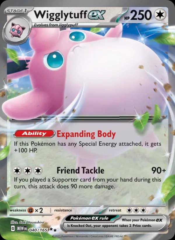 Wigglytuff ex 040/165, 151
