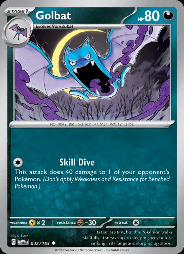 Golbat 042/165, 151