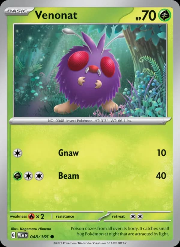 Venonat 048/165, 151