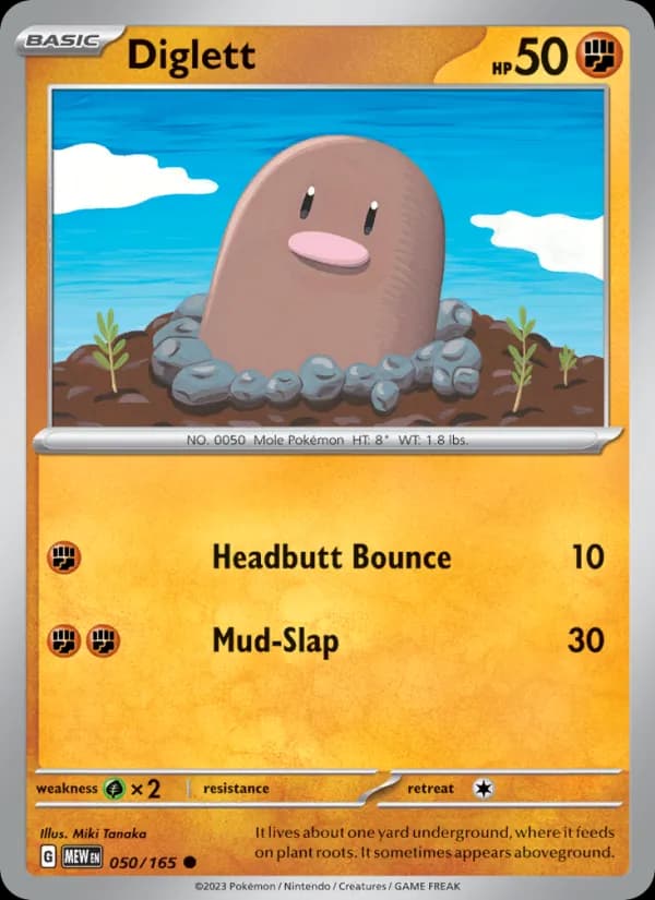 Diglett 050/165, 151