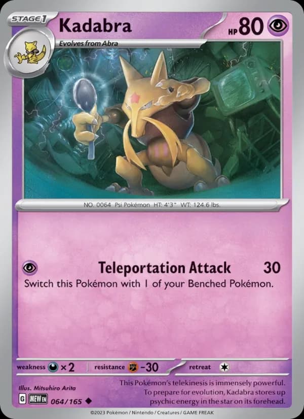 Kadabra 064/165, 151