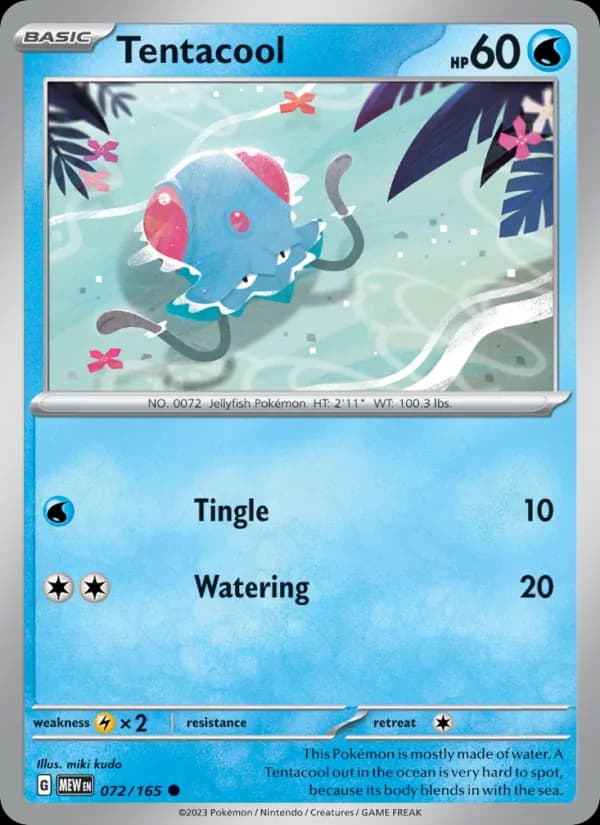 Tentacool 072/165, 151