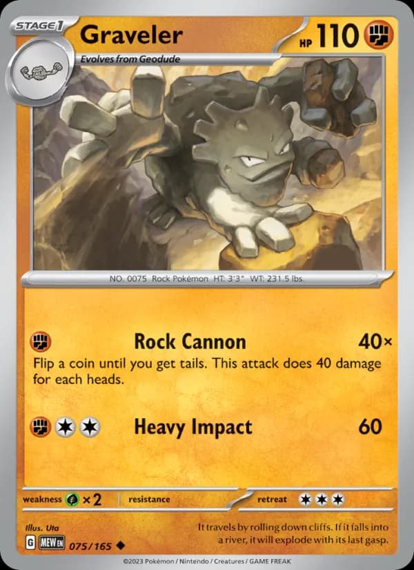 Graveler 075/165, 151