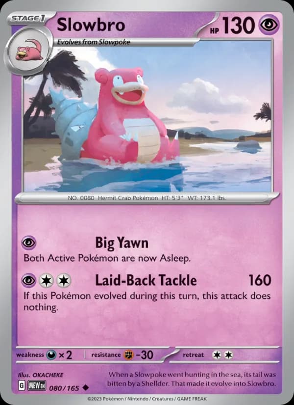 Slowbro 080/165, 151