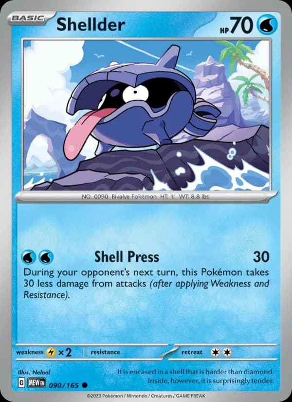 Shellder 090/165, 151
