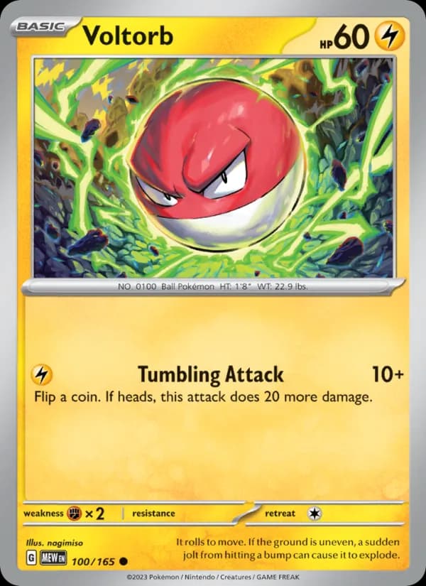 Voltorb 100/165, 151