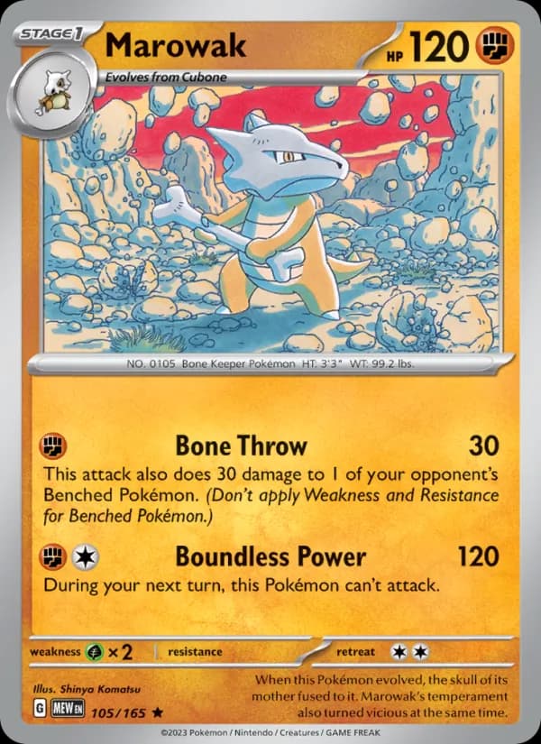 Marowak 105/165, 151