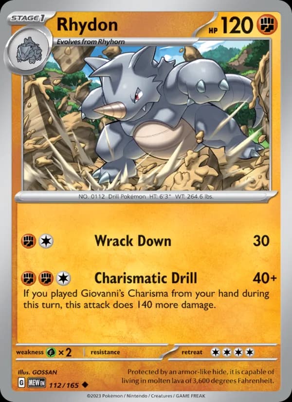 Rhydon 112/165, 151