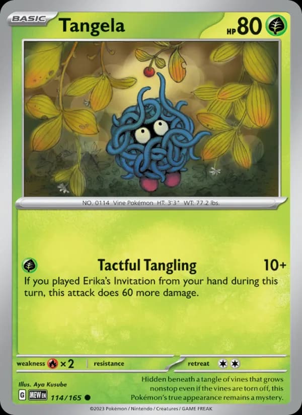 Tangela 114/165, 151