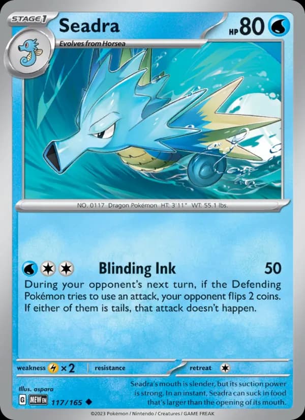 Seadra 117/165, 151