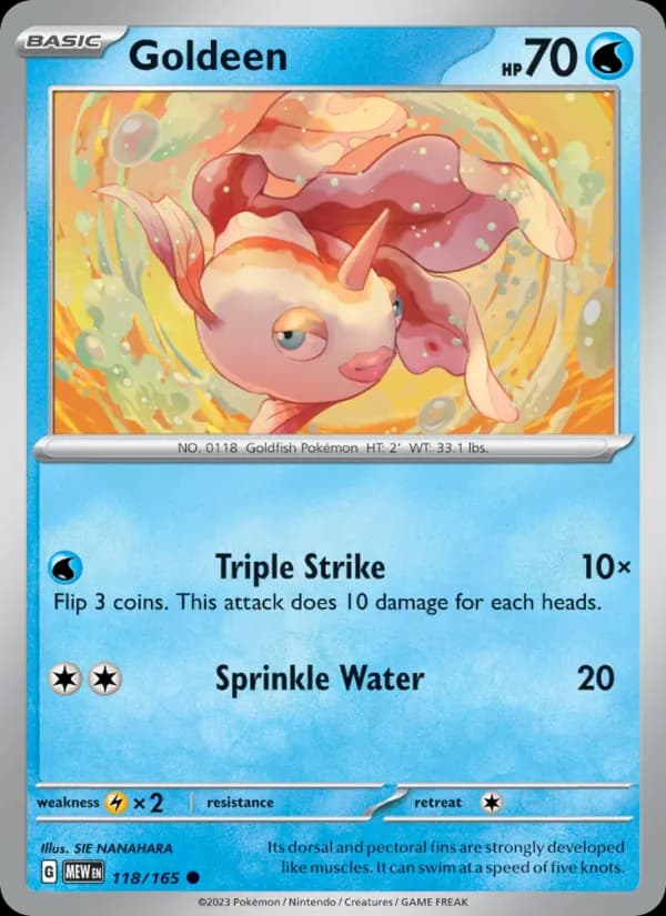 Goldeen 118/165, 151