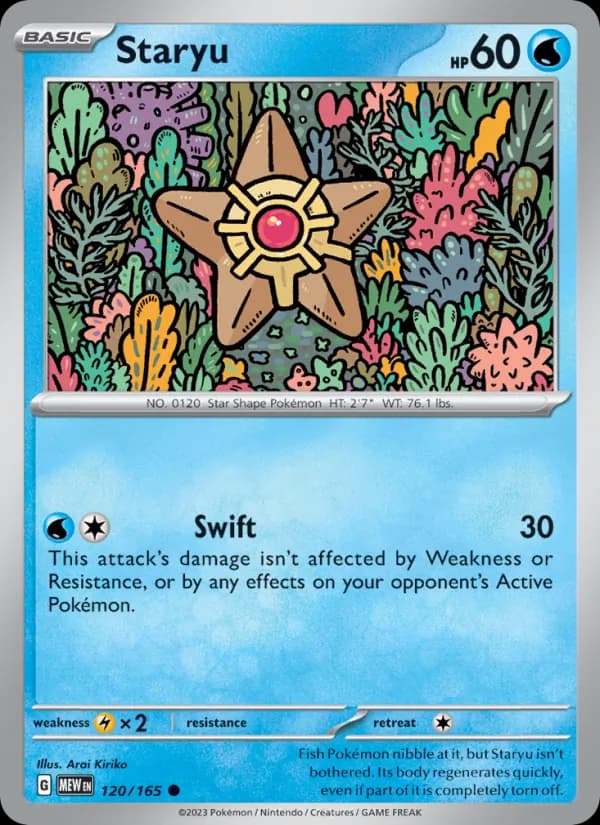 Staryu 120/165, 151