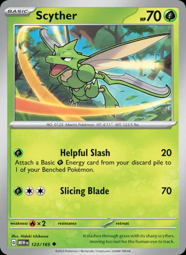 Scyther 123/165, 151