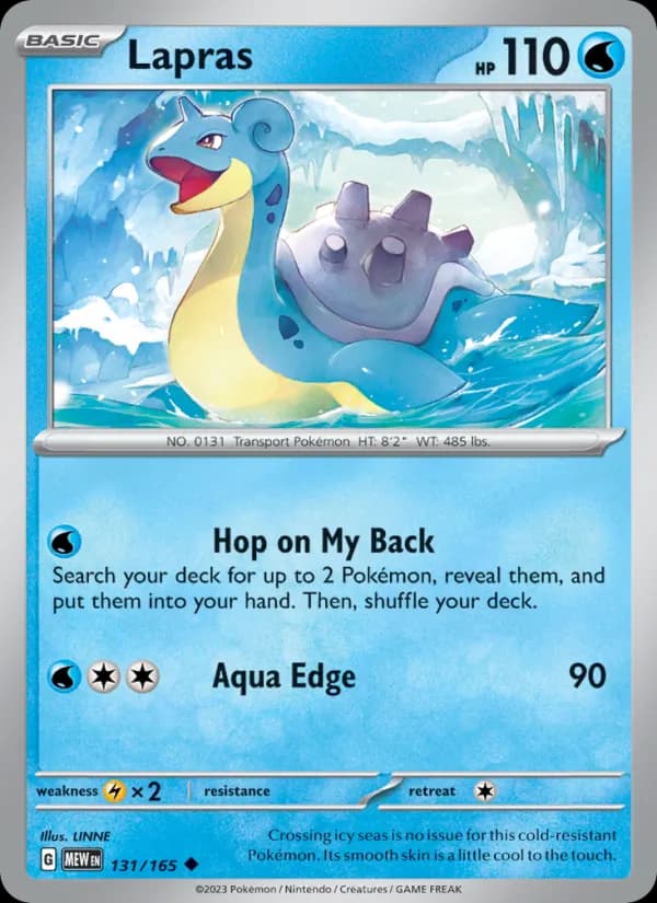 Lapras 131/165, 151