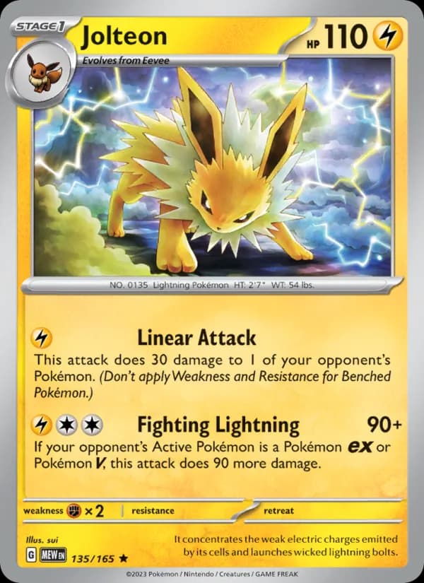 Jolteon 135/165, 151