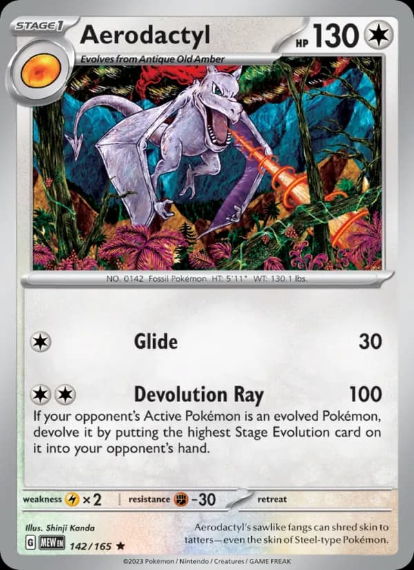 Aerodactyl 142/165, 151