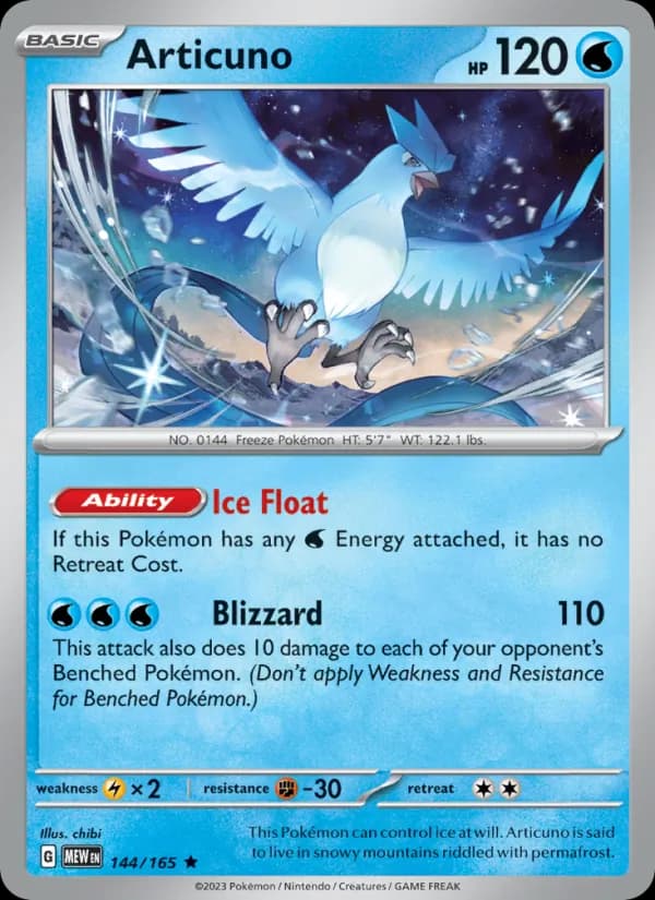 Articuno 144/165, 151