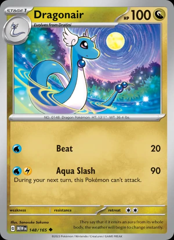 Dragonair 148/165, 151