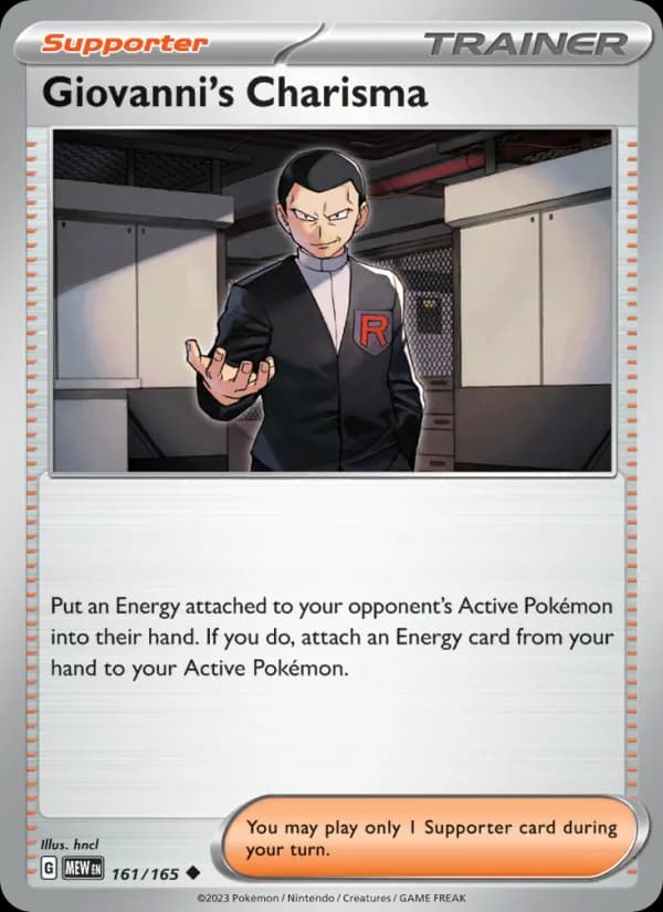Giovanni's Charisma 161/165, 151