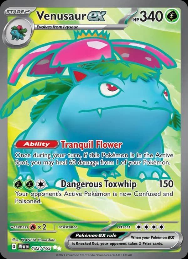 Venusaur ex 182/165, 151