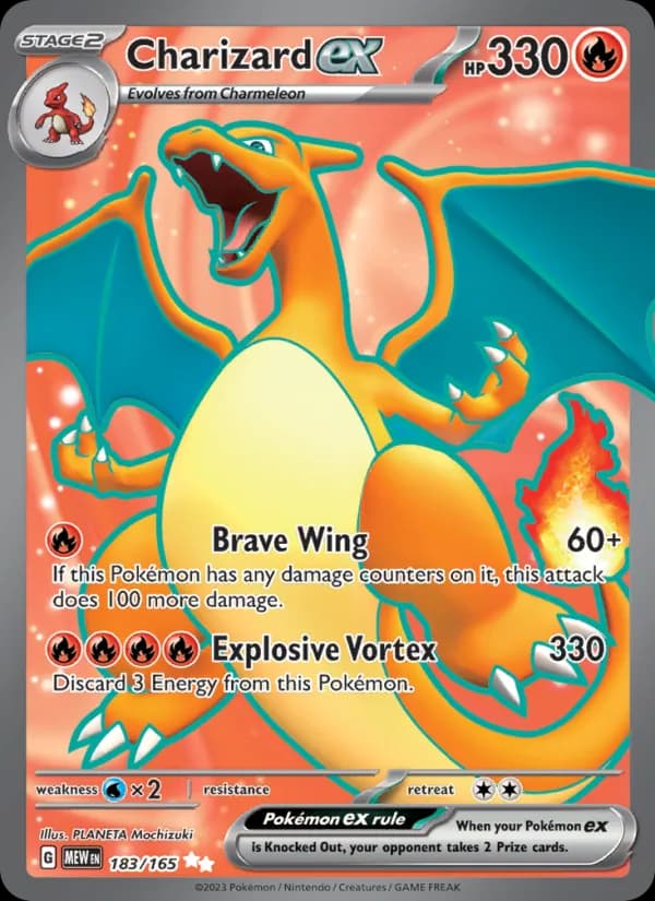 Charizard ex 183/165, 151