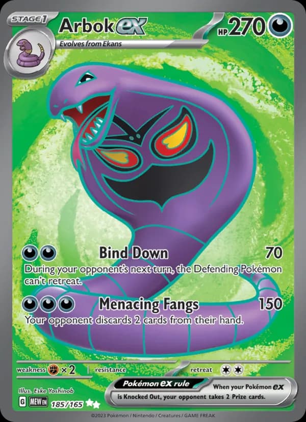 Arbok ex 185/165, 151