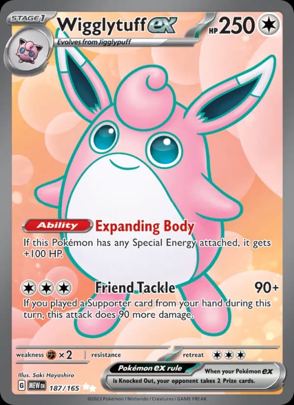 Wigglytuff ex 187/165, 151