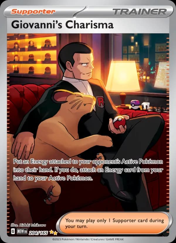Giovanni's Charisma 204/165, 151