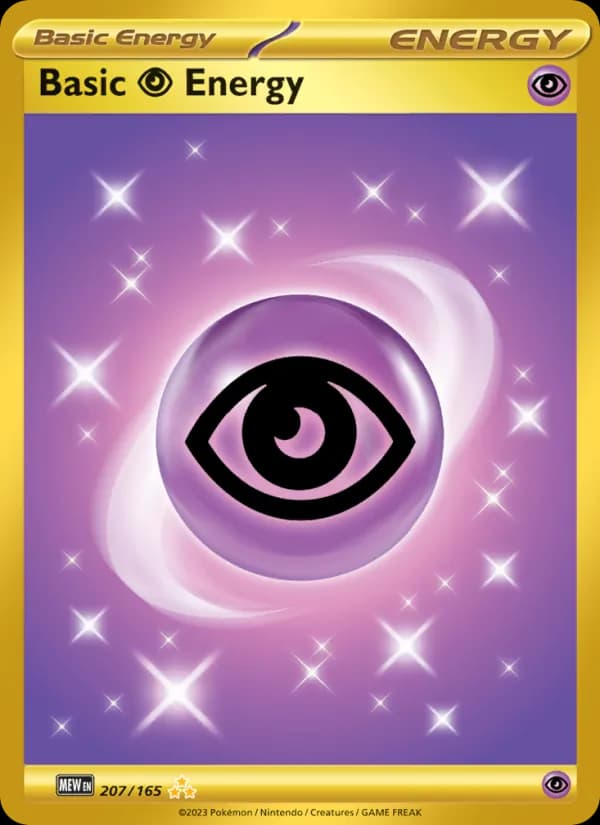 Basic Psychic Energy 207/165, 151