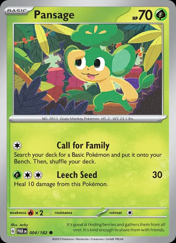Pansage 004/182, Paradox Rift