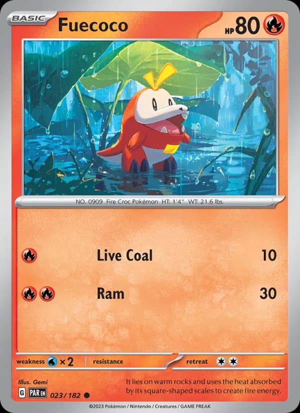 Fuecoco 023/182, Paradox Rift