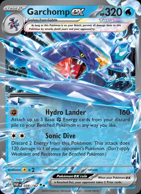 Garchomp ex 038/182, Paradox Rift