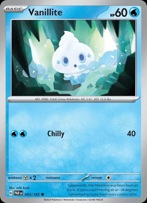 Vanillite 043/182, Paradox Rift