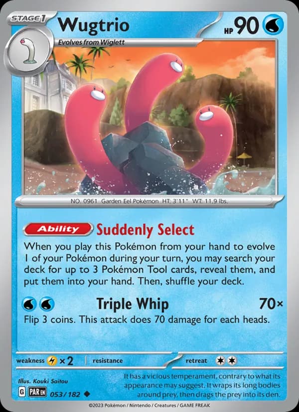Wugtrio 053/182, Paradox Rift