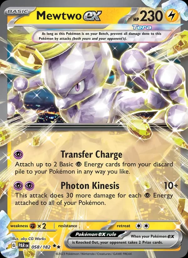 Mewtwo ex 058/182, Paradox Rift