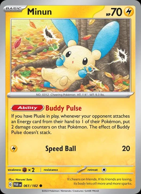 Minun 061/182, Paradox Rift