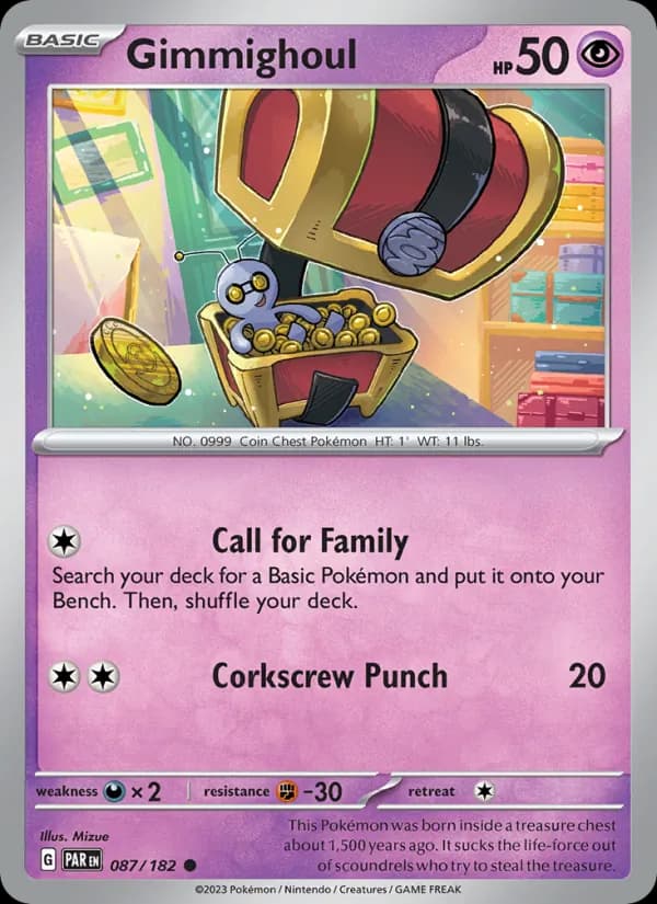 Gimmighoul 087/182, Paradox Rift