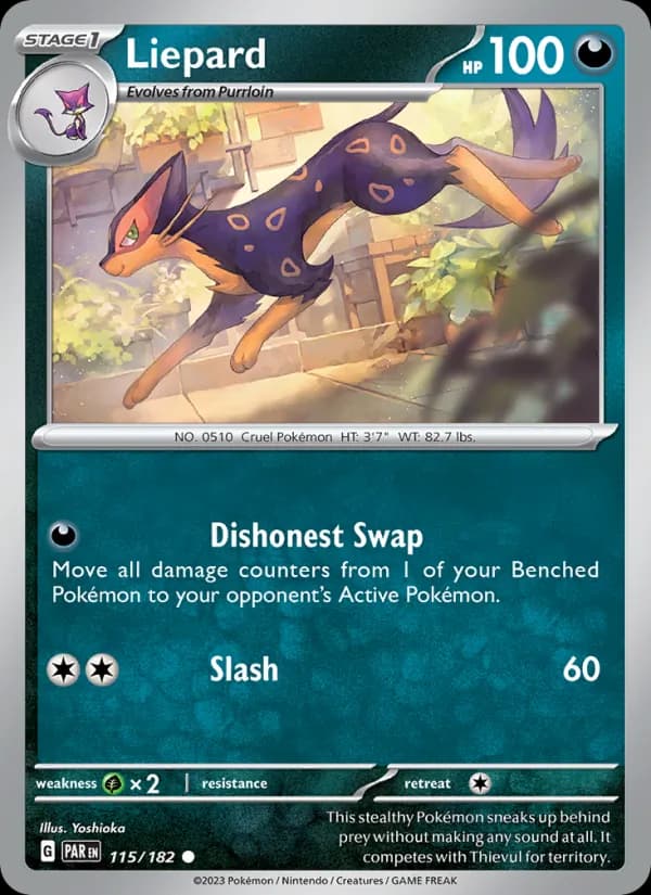 Liepard 115/182, Paradox Rift
