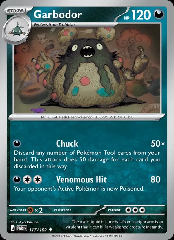 Garbodor 117/182, Paradox Rift