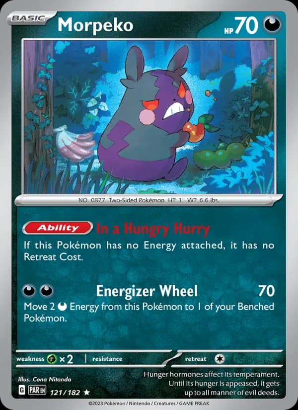 Morpeko 121/182, Paradox Rift