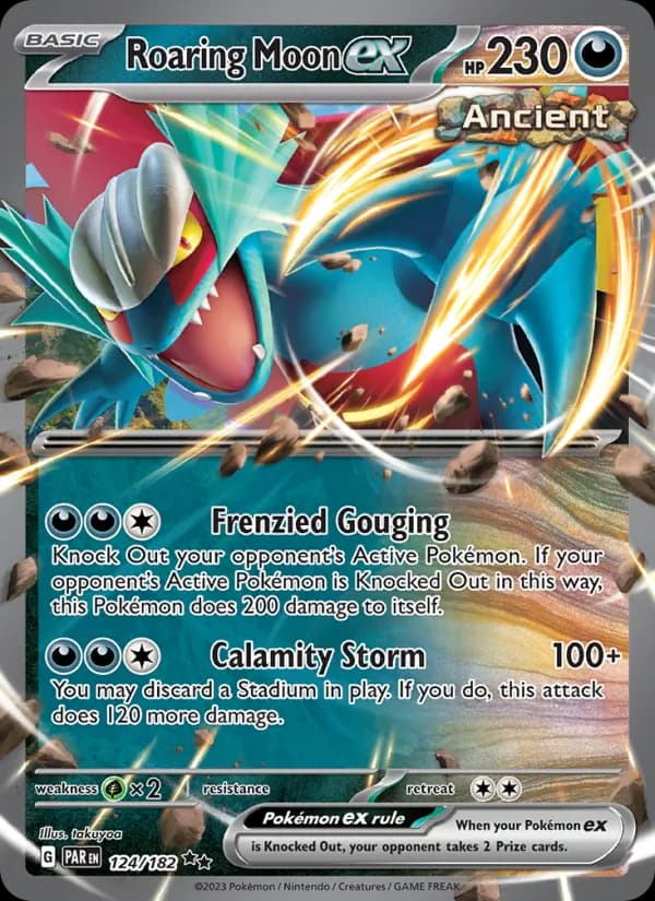 Roaring Moon ex 124/182, Paradox Rift