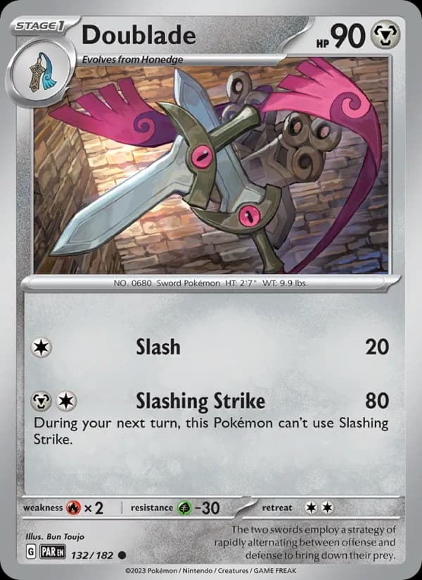Doublade 132/182, Paradox Rift