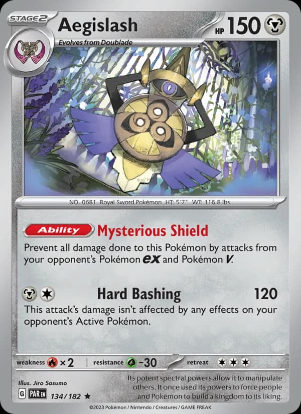 Aegislash 134/182, Paradox Rift