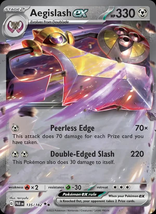 Aegislash ex 135/182, Paradox Rift