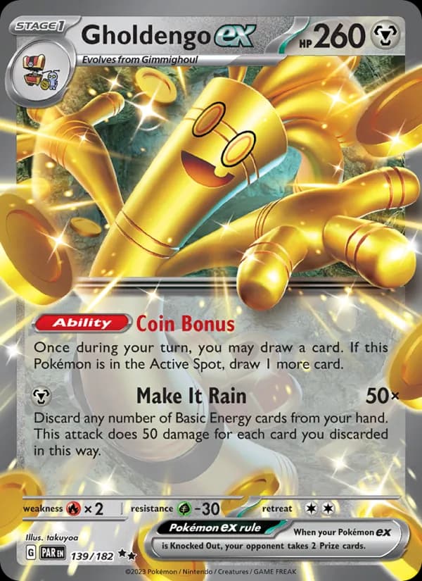 Gholdengo ex 139/182, Paradox Rift
