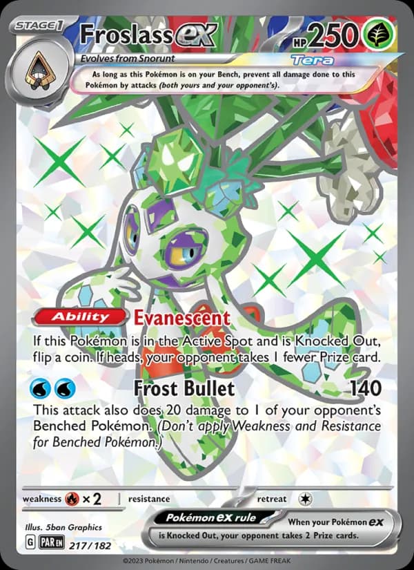 Froslass ex 217/182, Paradox Rift