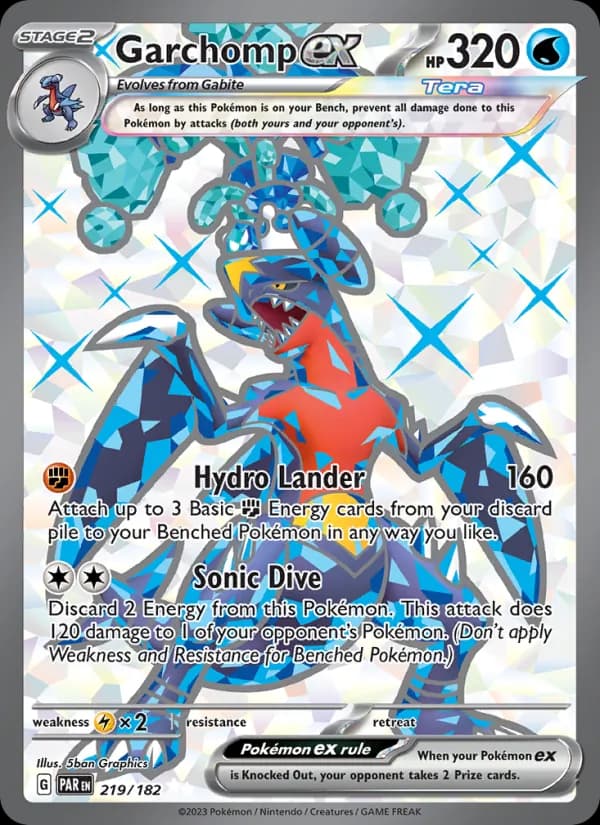 Garchomp ex 219/182, Paradox Rift