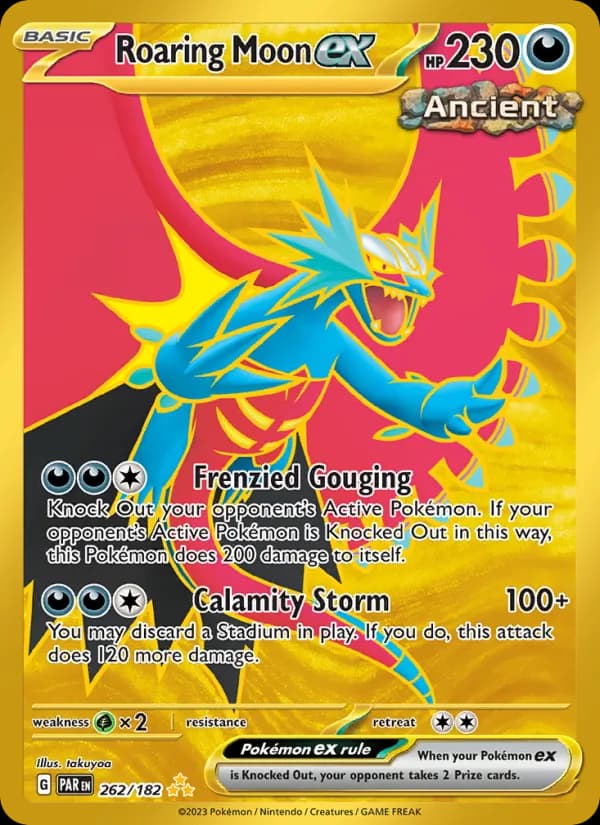 Roaring Moon ex 262/182, Paradox Rift