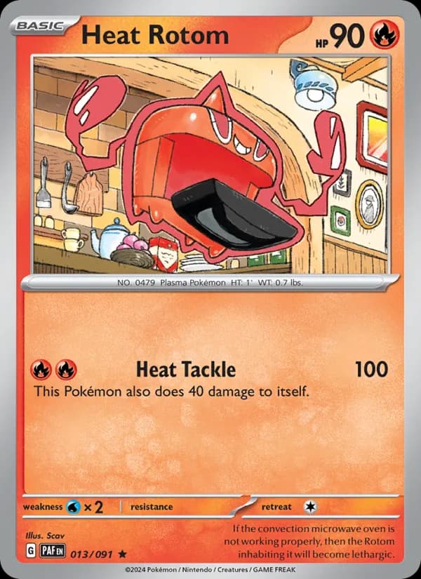 Heat Rotom 013/91, Paldean Fates