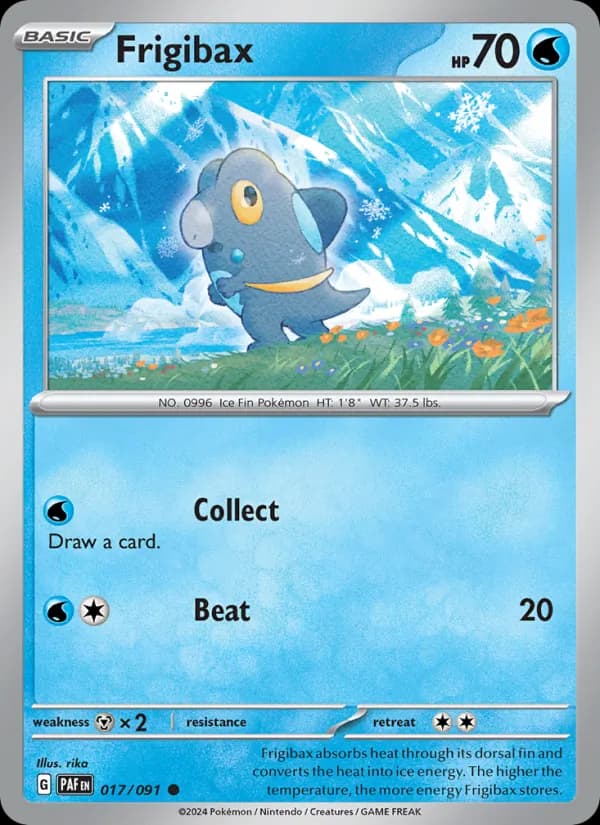 Frigibax 017/91, Paldean Fates